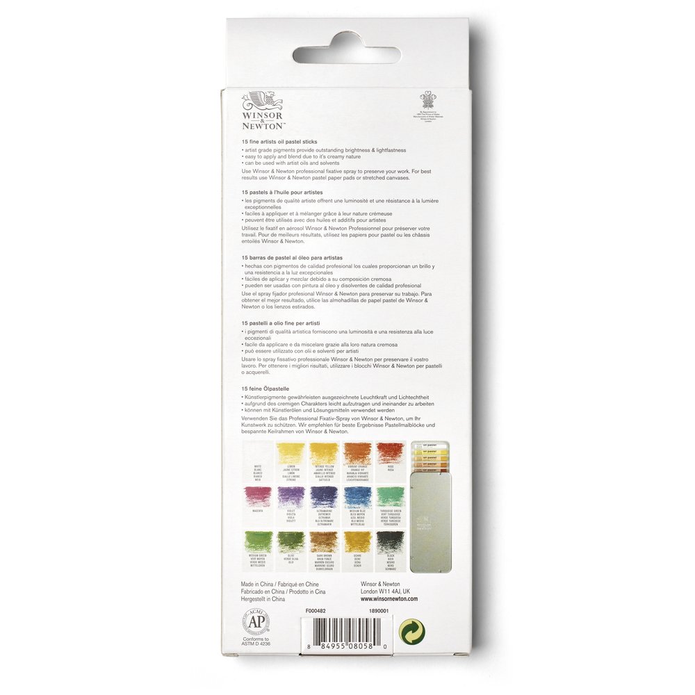 Winsor & Newton Pastel a l'huile x15