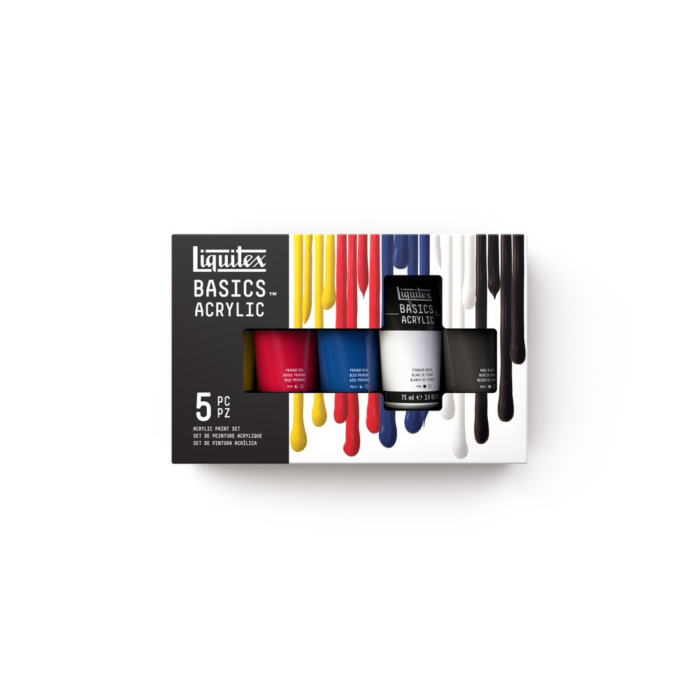 Liquitex Basics Acrylic Set - 5x75ml