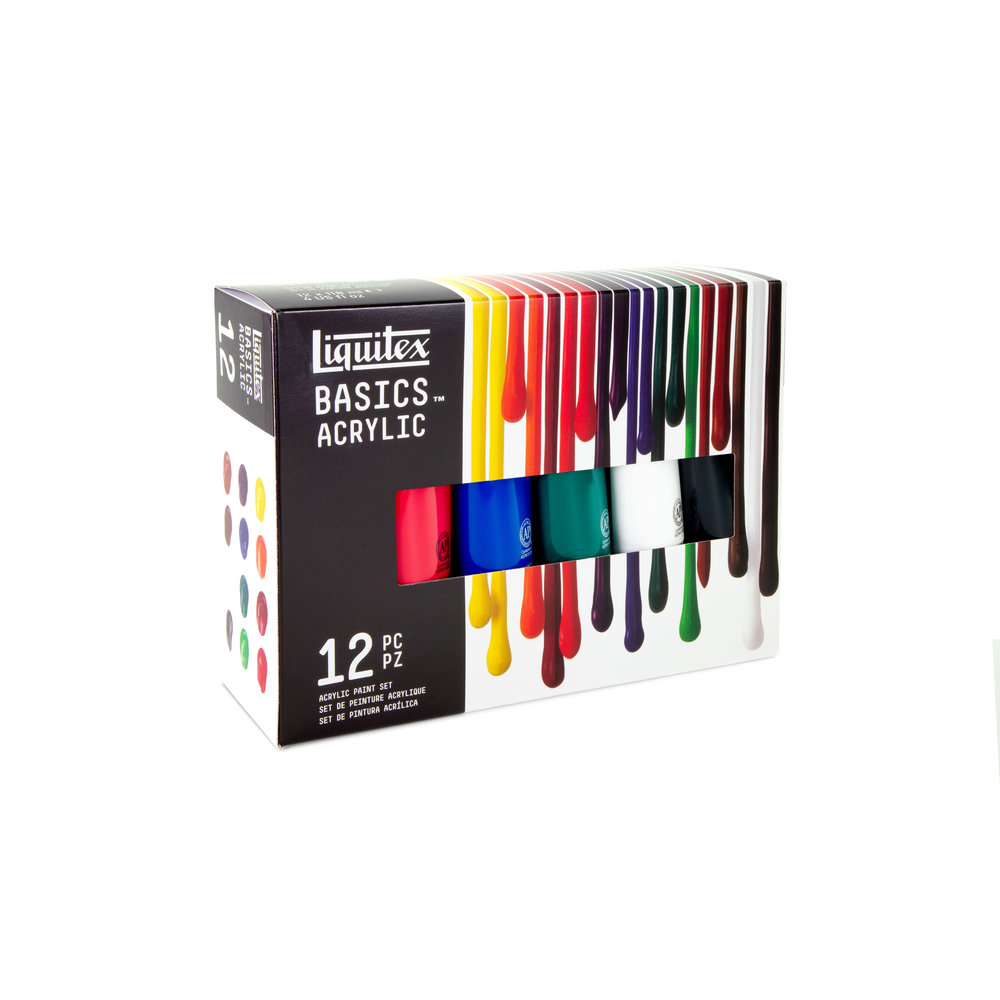 Liquitex Basics Acrylic Colour Set 12x118ml