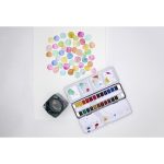 Winsor & Newton Aquarelle Cotman Boite Metal Sketcher 24x1/2 Godets