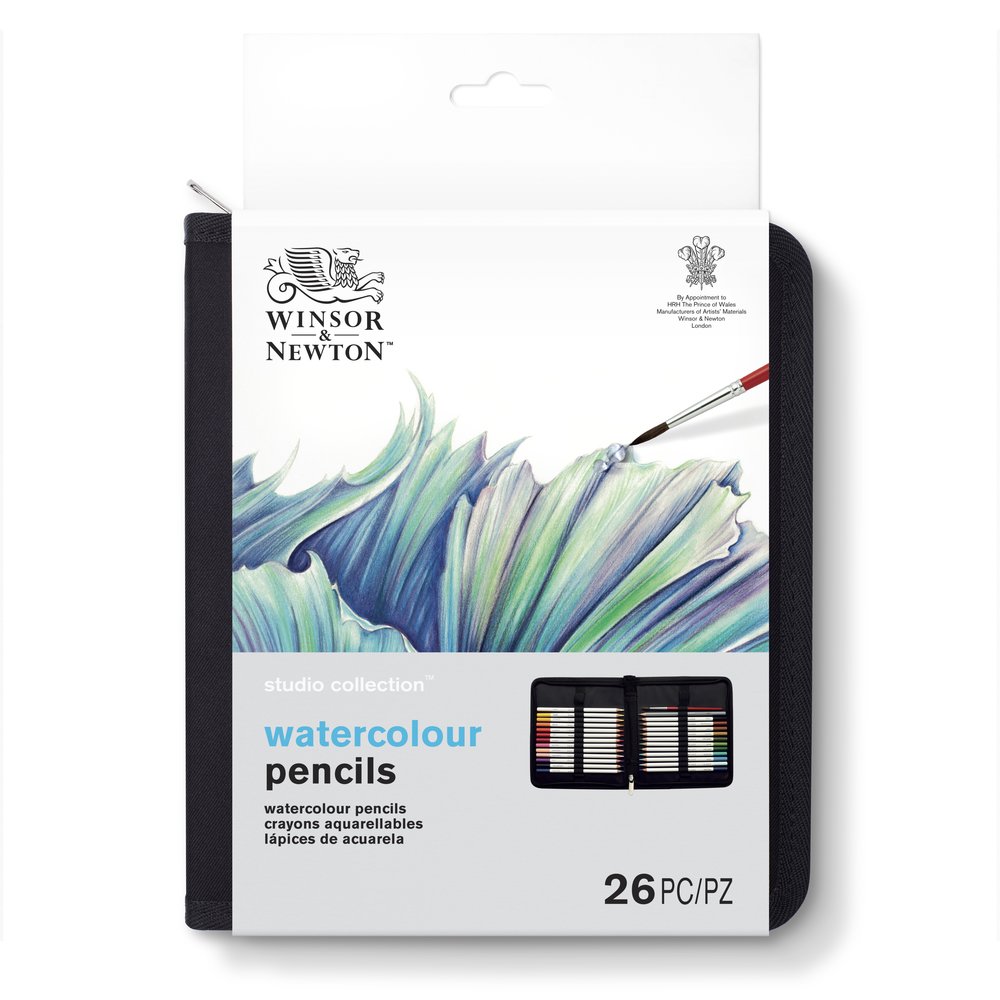 Winsor & Newton Studio Collection Trousse De Crayons Aquarellables 26 Pces