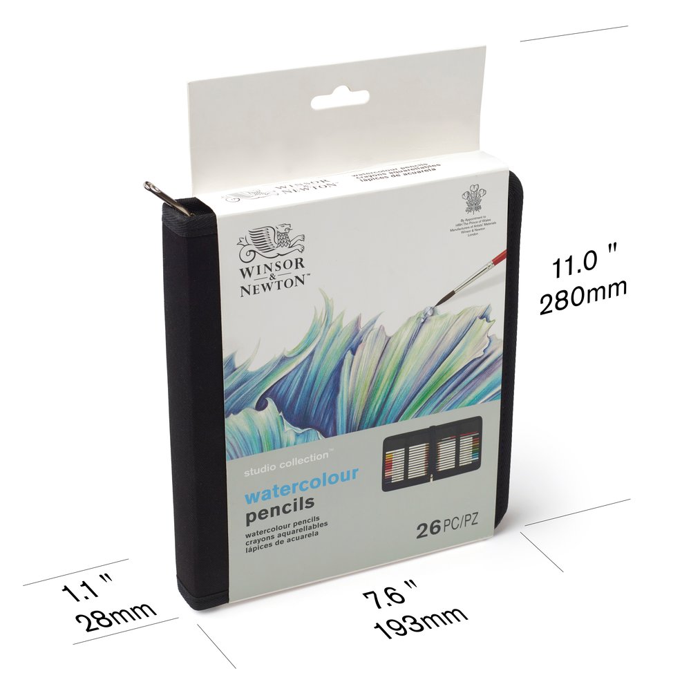 Winsor & Newton Studio Collection Trousse De Crayons Aquarellables 26 Pces