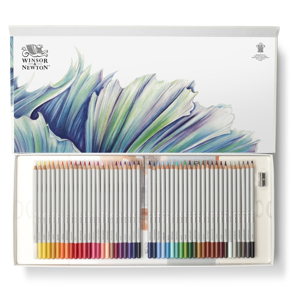 Winsor & Newton Studio Collection Coffret De Crayons De Couleur 50 Pces