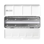 Winsor & Newton Aquarelle Professionnelle Boîte Métal De Voyage Vide Pour Demi-Godets