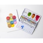 Winsor & Newton Aquarelle Professionnelle Boite Metal 12 Tubes