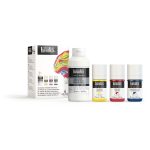 Liquitex Additif Set Medium De Lissage (Pouring) Iridescent 237 mm + Soft Body 3X59 ml