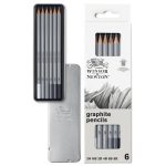 Winsor & Newton Graphite Crayon Assort x6 Set