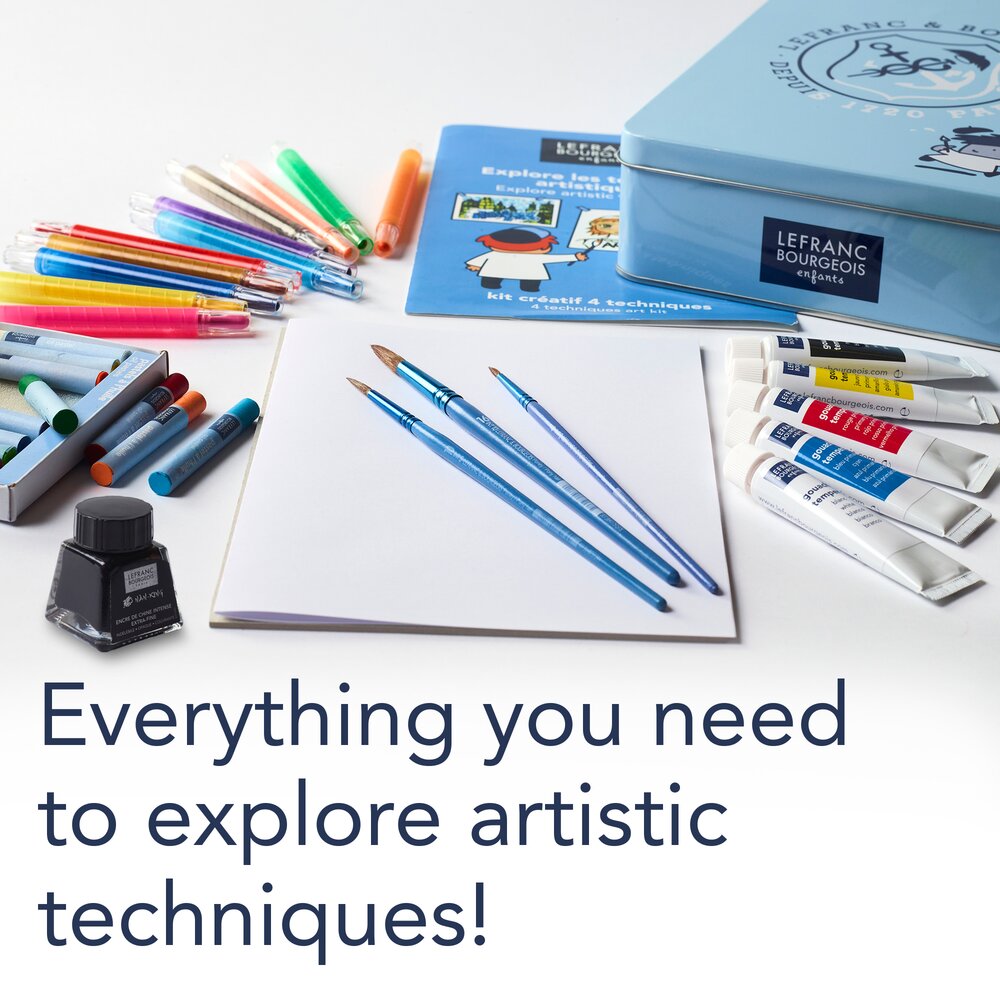 Lefranc Bourgeois Enfants Coffret Explore les Techniques Artistiques