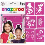 Snazaroo Pochoirs Modele Filles - Universel