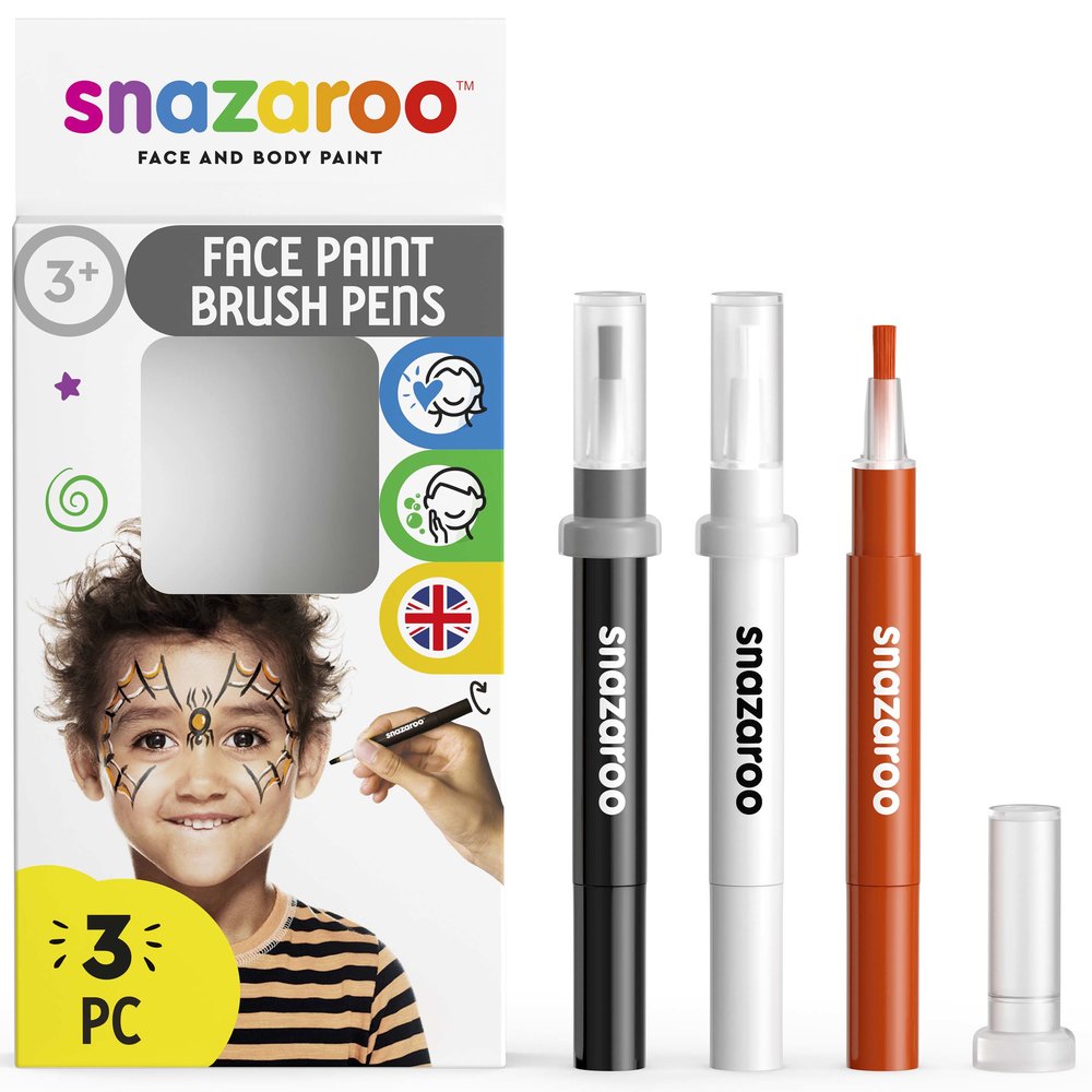 Snazaroo Stylos Pinceaux Halloween Set - ROW