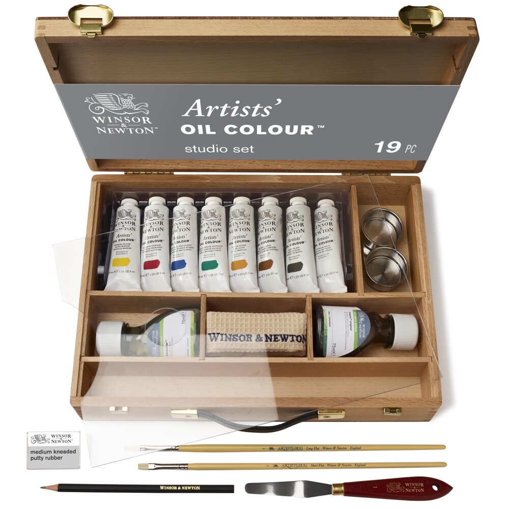 Winsor & Newton Coffret Bambou Huile Artists