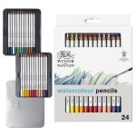 Winsor & Newton Precision Aquarelle Crayon x24 Set