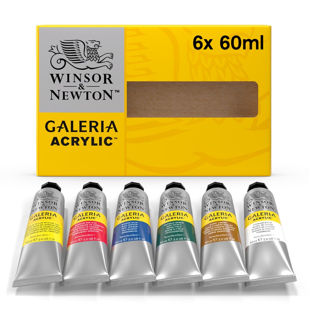 Winsor & Newton Acrylique Galeria Set 6 Tubes 60ml