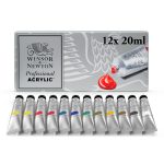 Winsor & Newton Acrylique Professionnelle Assortiment 12x20ml