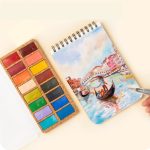 Viviva Watercolour Pan Set - 16 Spring Colours