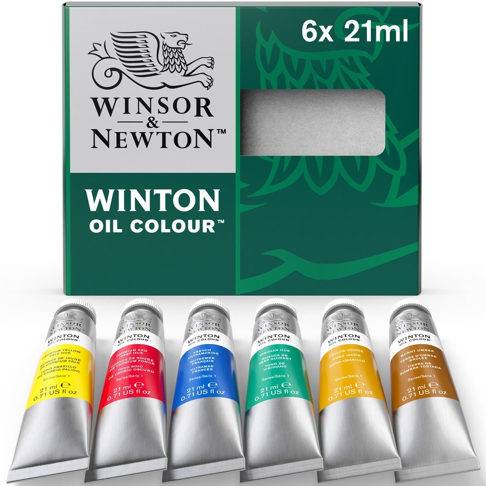 Winsor & Newton Huile Winton Set 21mlx6 Tubes