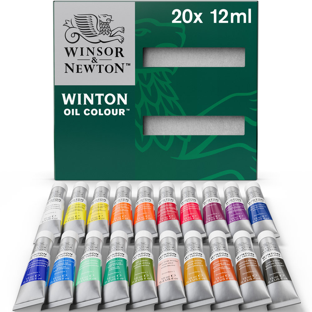 Winsor & Newton Winton Oil Colour 20x12ml Set D'Initiation