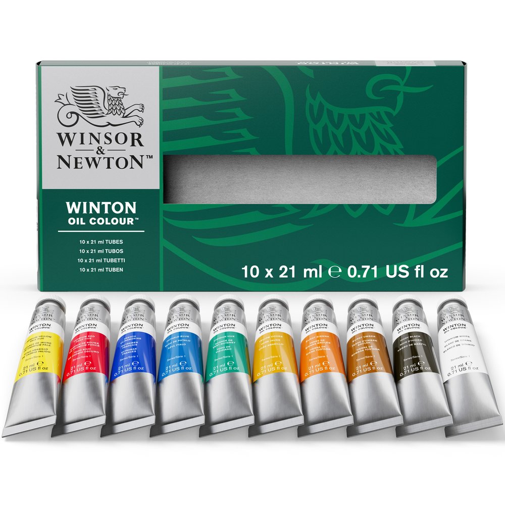 Winsor & Newton Huile Winton Set 21mlx10 Tubes