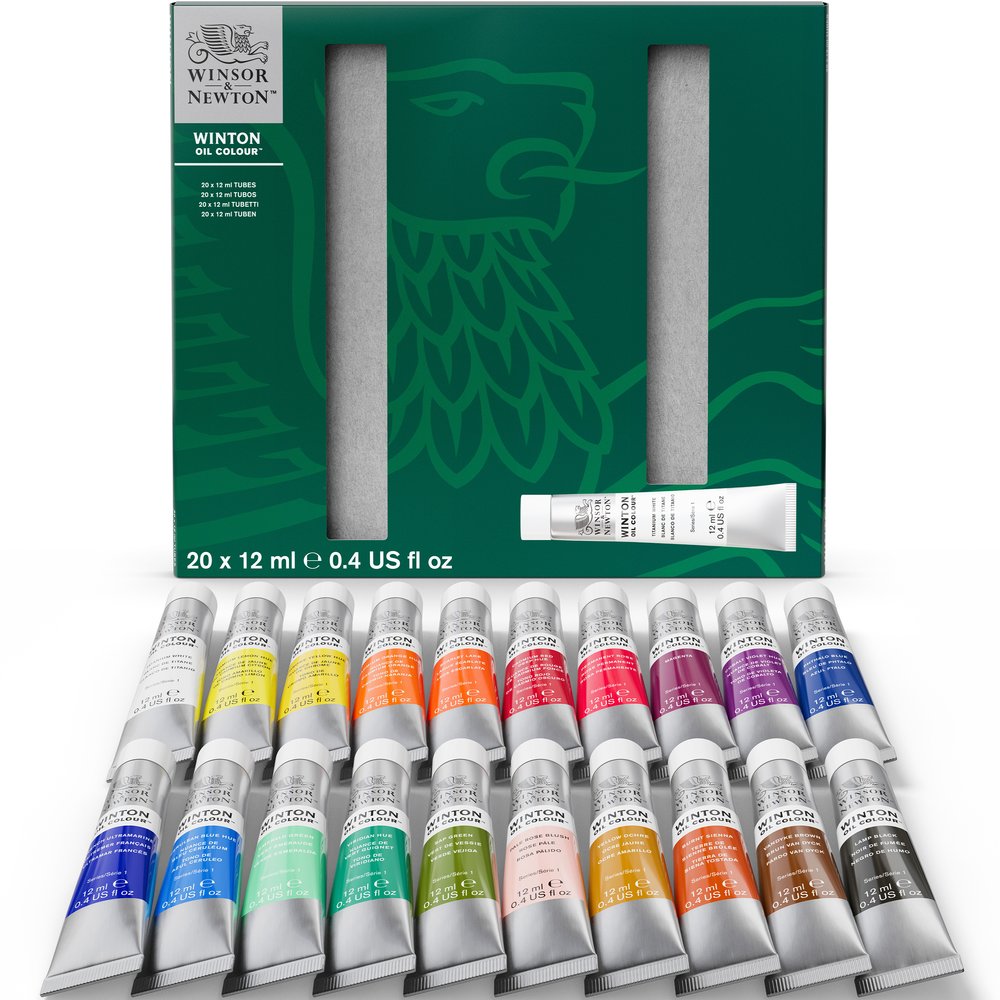 Winsor & Newton Winton Oil Colour 20x12ml Set D'Initiation