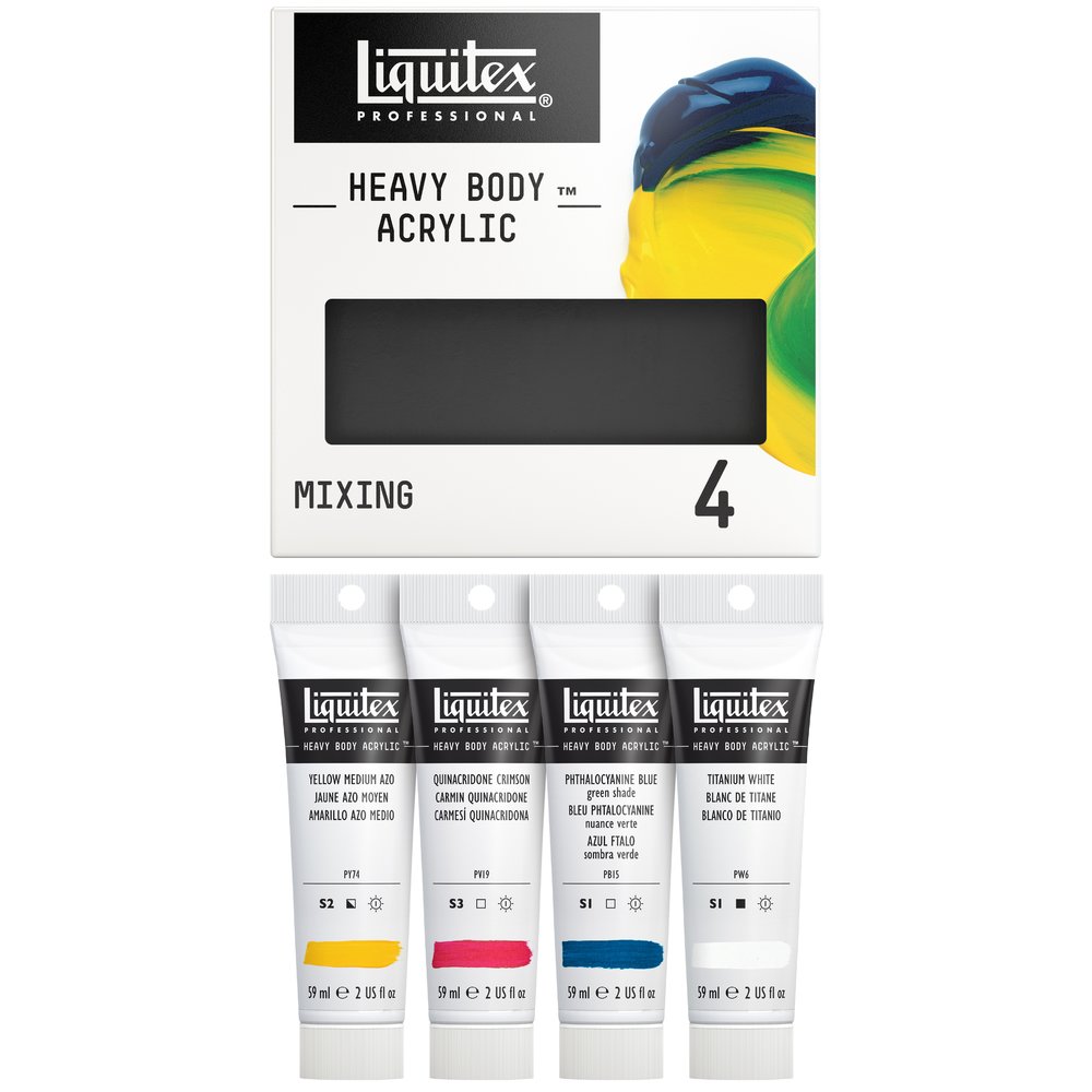 Liquitex Heavy Body Set 4x59ml Mélanges