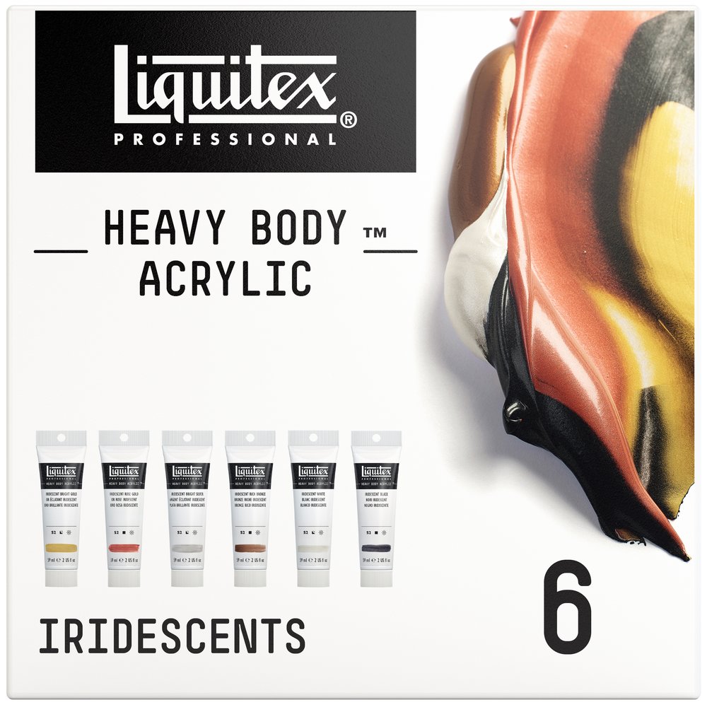 Liquitex Professional Acrylique Heavy Body Set 6X59ml TBE Iridescents