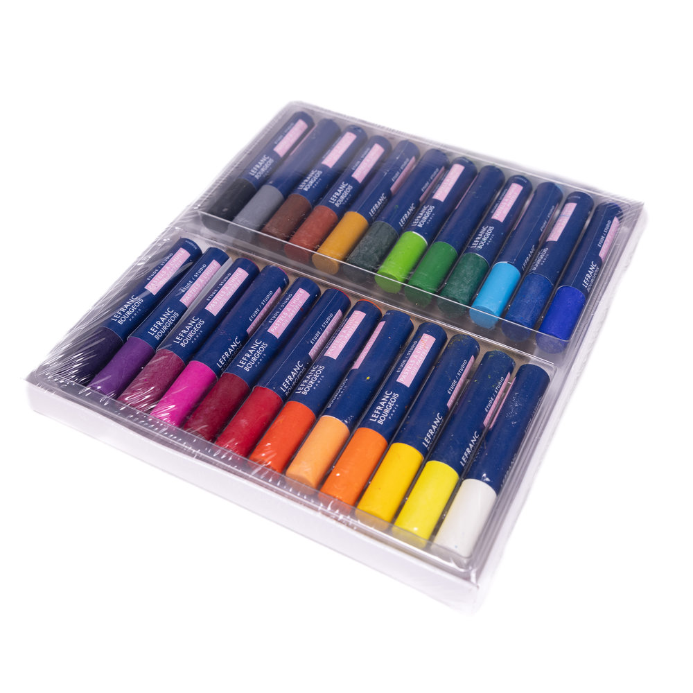 Lefranc Bourgeois Set de 24 Pastels à l'Huile