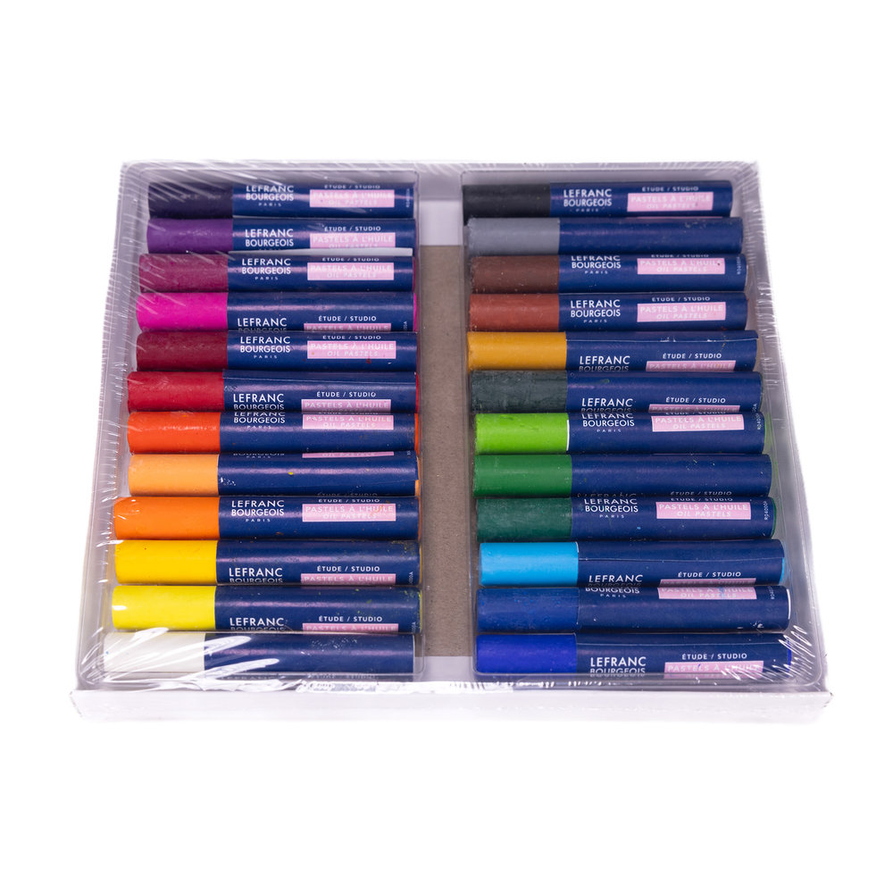 Lefranc Bourgeois Set de 24 Pastels à l'Huile