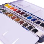 Lefranc Bourgeois Assortiment d’Aquarelle Fine 24 1/2 Godets