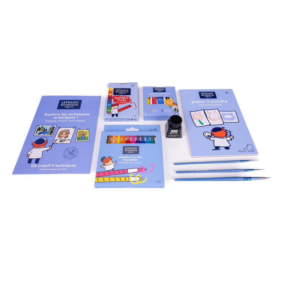 Lefranc Bourgeois Enfants Coffret Explore les Techniques Artistiques