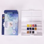 Lefranc Bourgeois Set d'Aquarelle Fine 12 Demi Godets