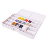 Lefranc Bourgeois Set d'Aquarelle Fine 12 Demi Godets