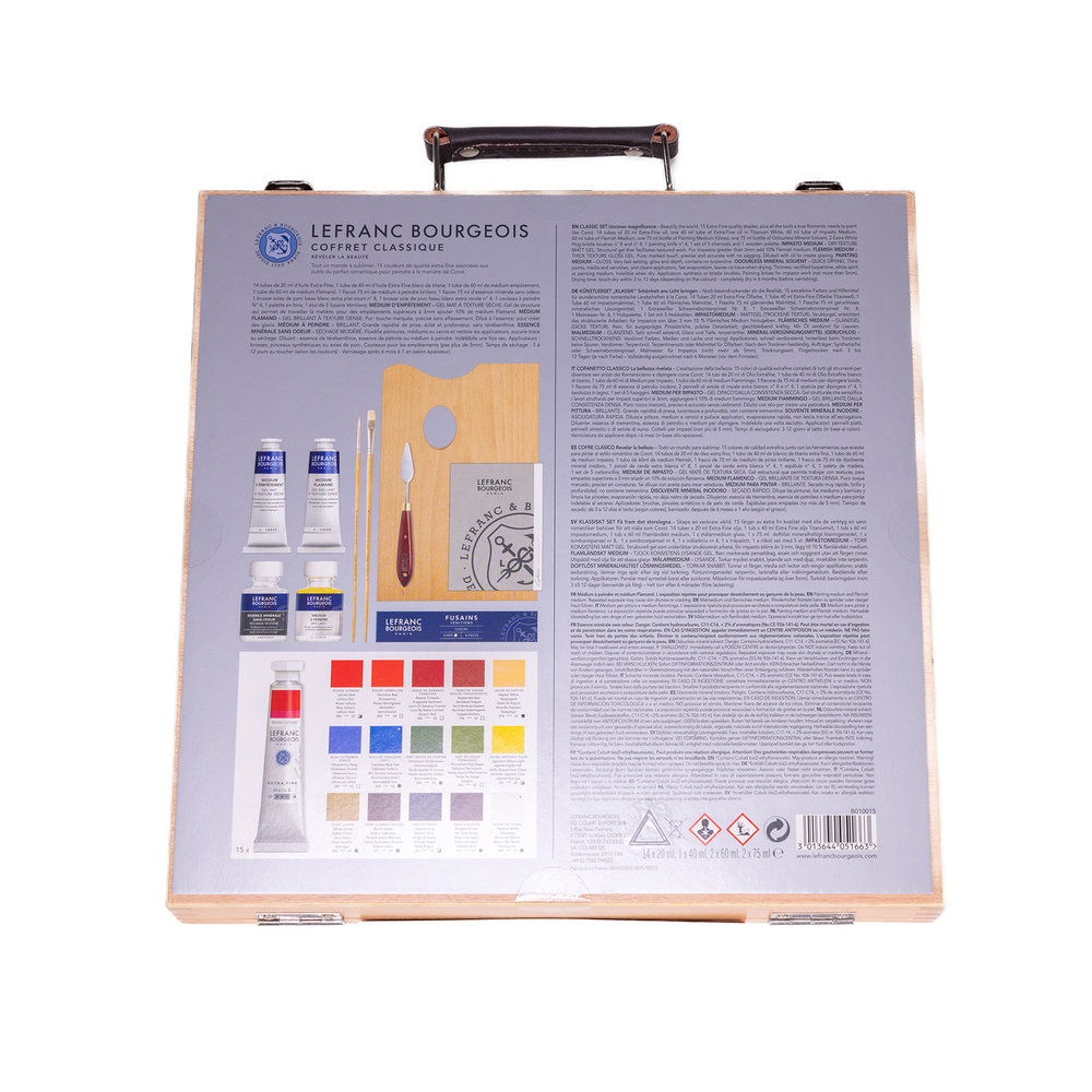 Lefranc Bourgeois Coffret Classique Peinture à l’Huile Extra-Fine