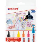 edding 95 Marqueur pour verre étui de 6 assortis