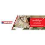 edding 4095 Marqueur craie liquide étui de 5 assorti