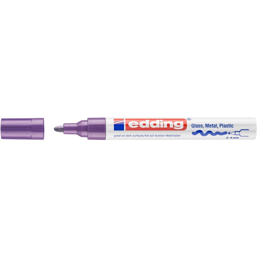 edding 750 Marqueur peinture brillante violet