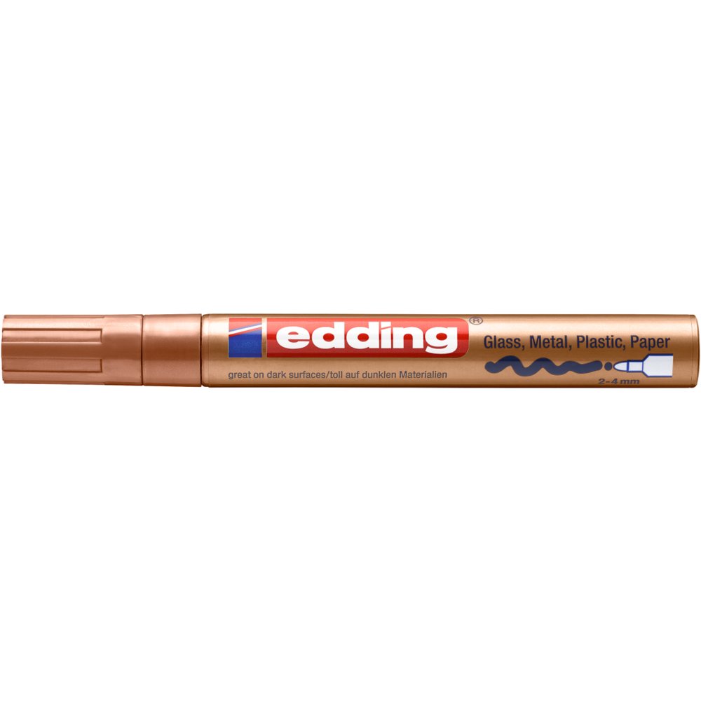 edding 750 Marqueur peinture brillante cuivre