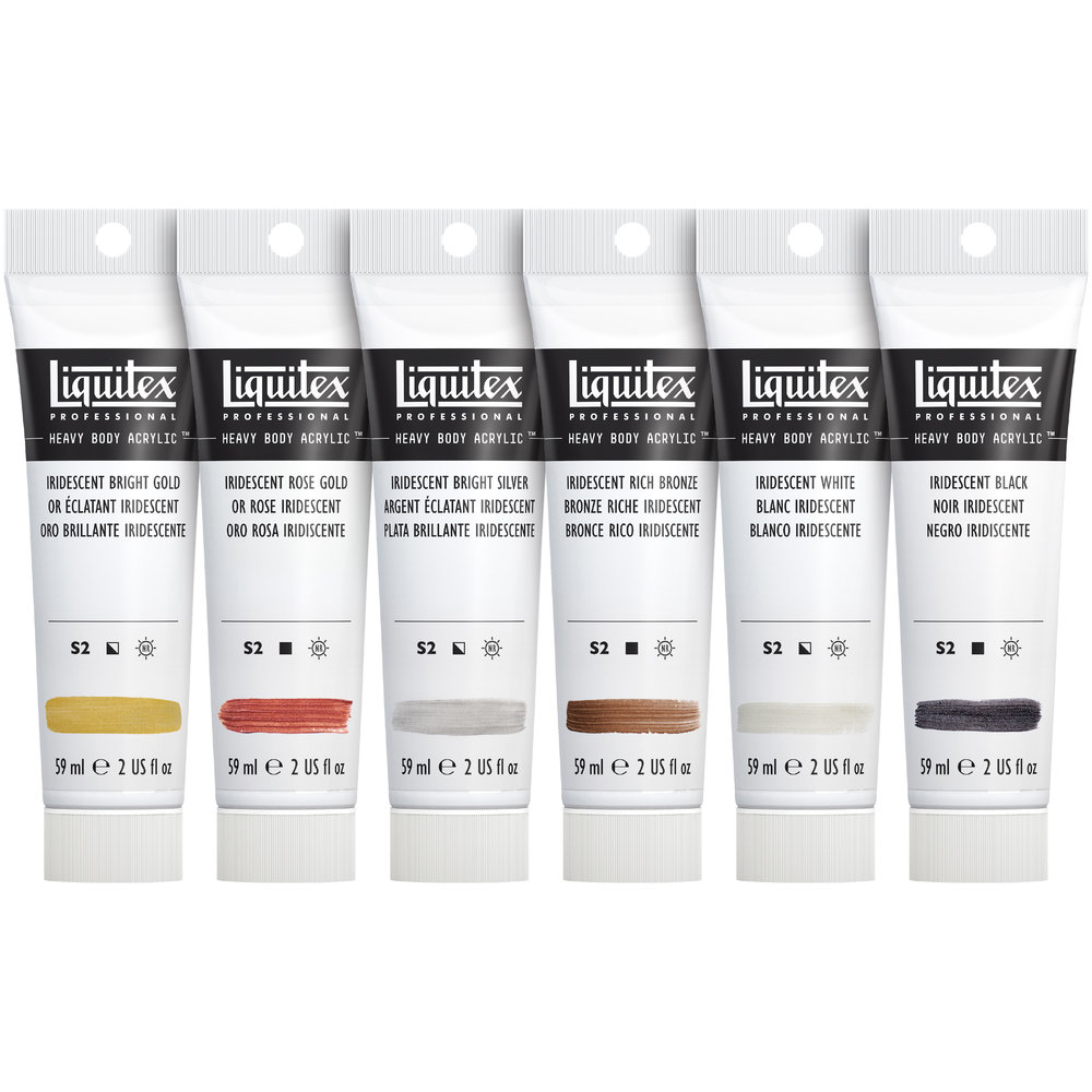 Liquitex Professional Acrylique Heavy Body Set 6X59ml TBE Iridescents