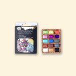 Viviva Watercolour Pan Set - 15 Metallic Colours