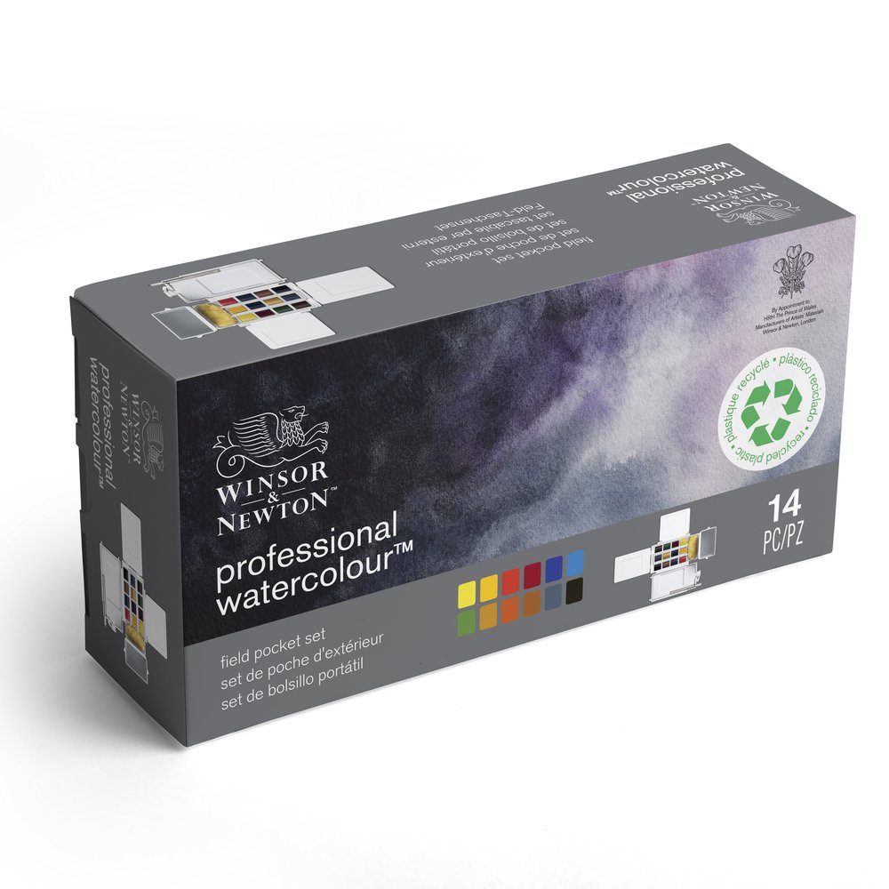 Winsor & Newton Aquarelle Professionnelle Coffret 12x1/2 Godets