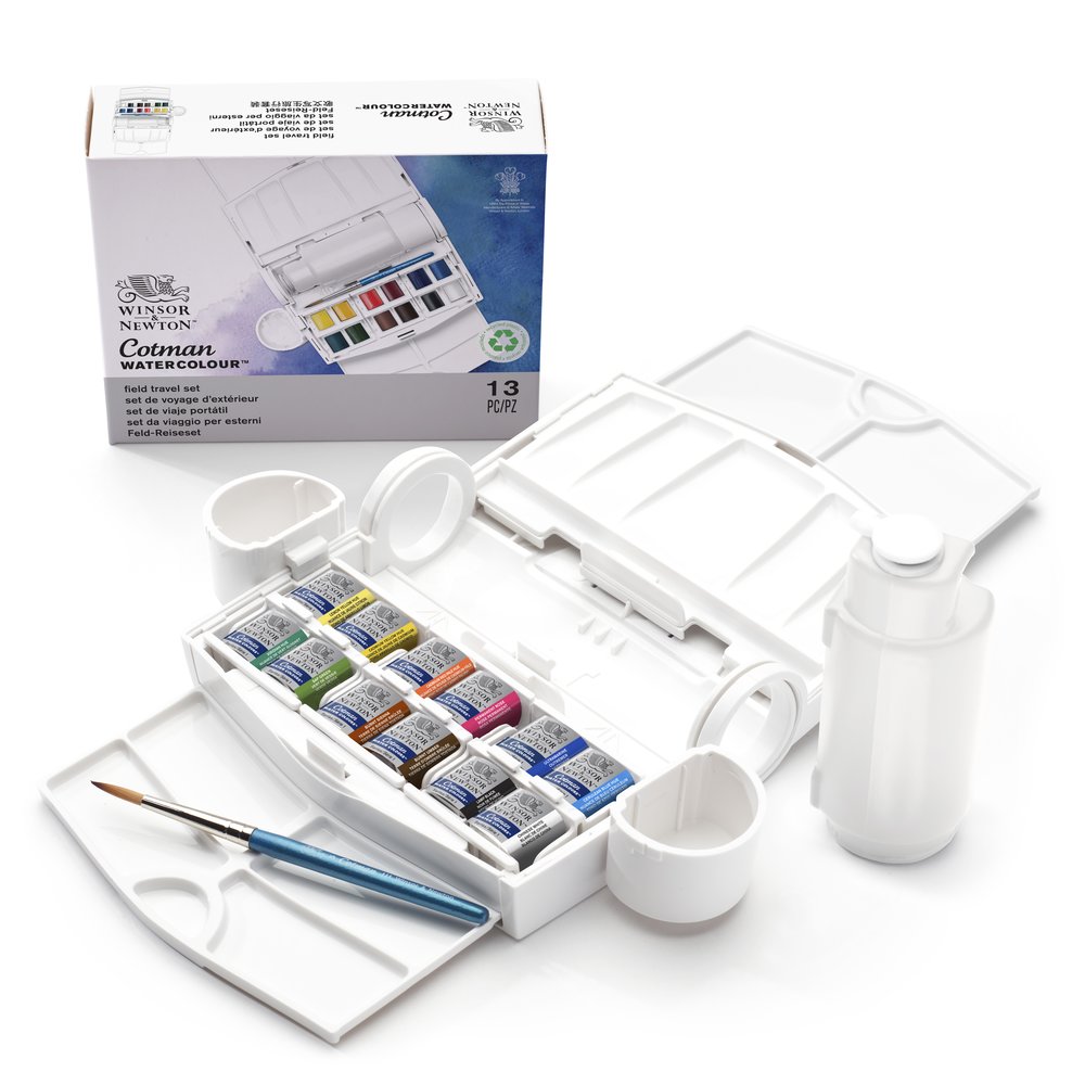 Winsor & Newton Aquarelle Cotman Boite Field Plus