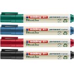 Edding 21 - Boite 4 Couleurs - Noir, Rouge, Bleu Et Vert