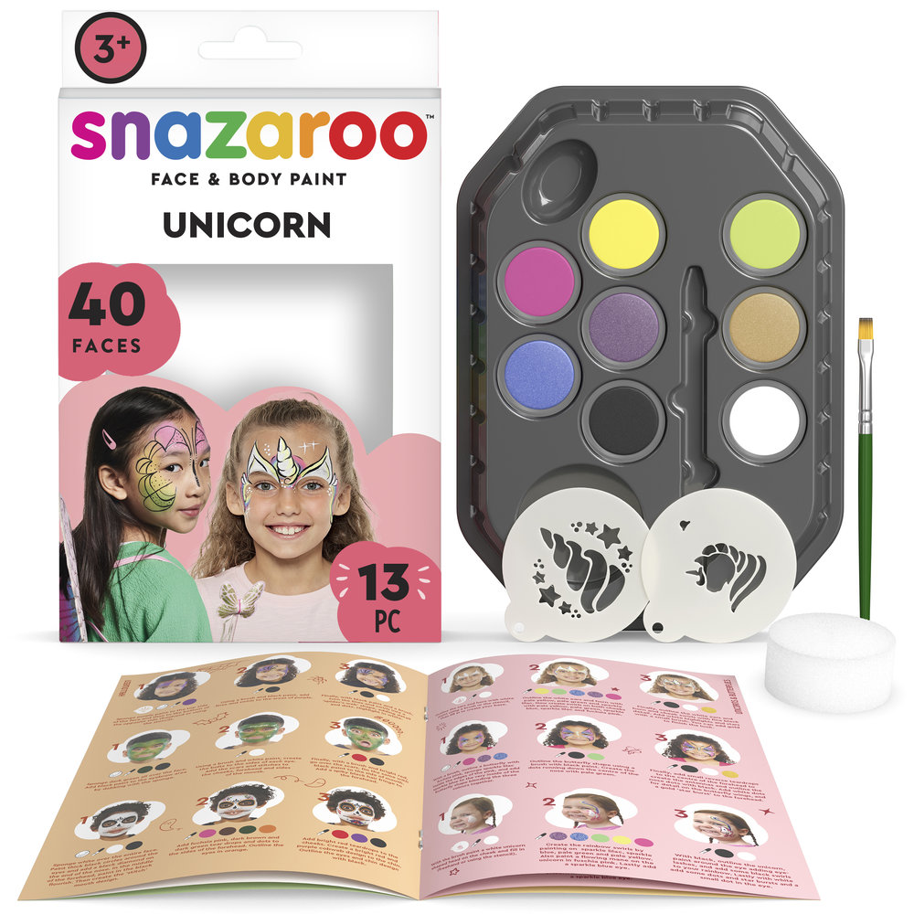 Snazaroo Palette Licornes & Papillons