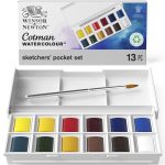 Winsor & Newton Aquarelle Cotman Boite Plastique Sketcher 12x1/2g