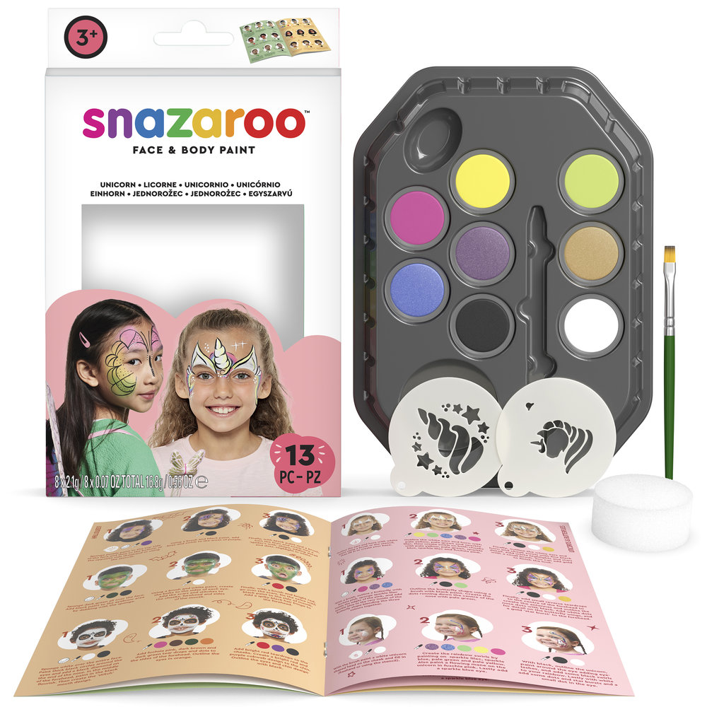 Snazaroo Palette Licornes & Papillons