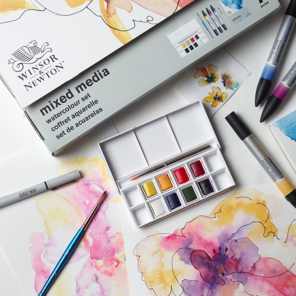 Winsor & Newton Mixed Media Set - Aquarelle