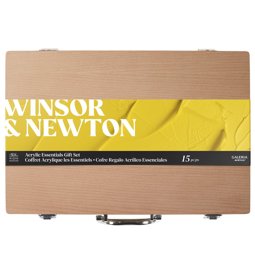 Winsor & Newton Galeria Acrylic Colour Wooden Box Set 15pc