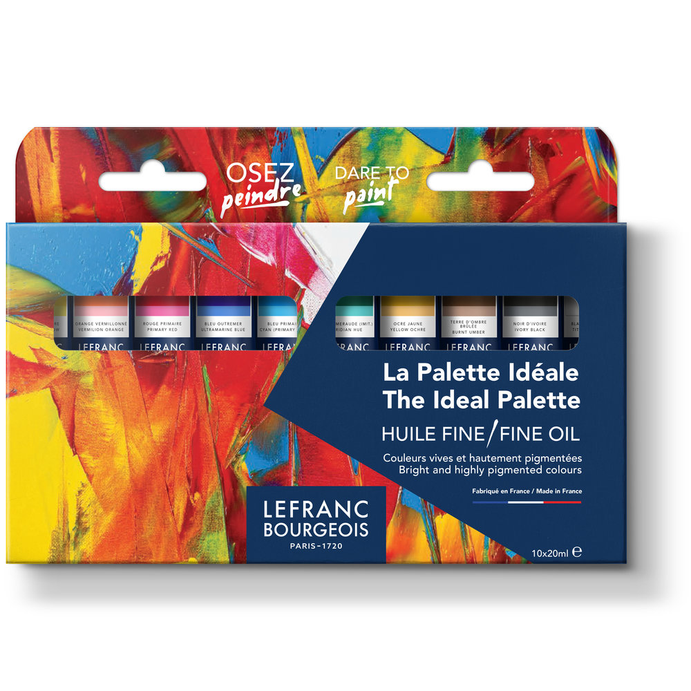 Lefranc Bourgeois Fine Oil Colour Set Of 10x14ml ROW