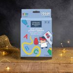Lefranc Bourgeois Enfants Set Spoty Gouache Pochoirs Alphabet 4x30ml