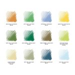 Conté à Paris Boite Plastique x12 Carrés Couleur Paysage Crochet