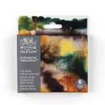 Winsor & Newton Professional Watercolour 6x5ml Tubes Set Terres Riches Row